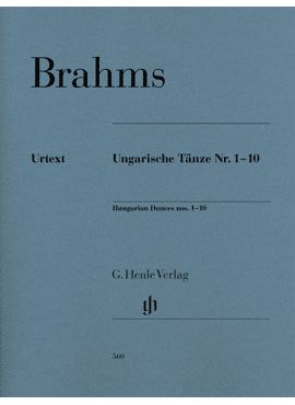 Ungarische Tänze Nr. 1-10 für Klavier solo
